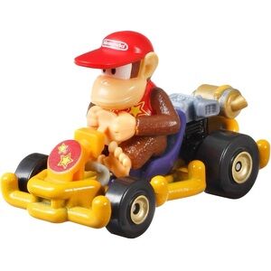 🆕 Hot Wheels | Mario Kart Diddy Kong Pipe Frame Nintendo Toy Car